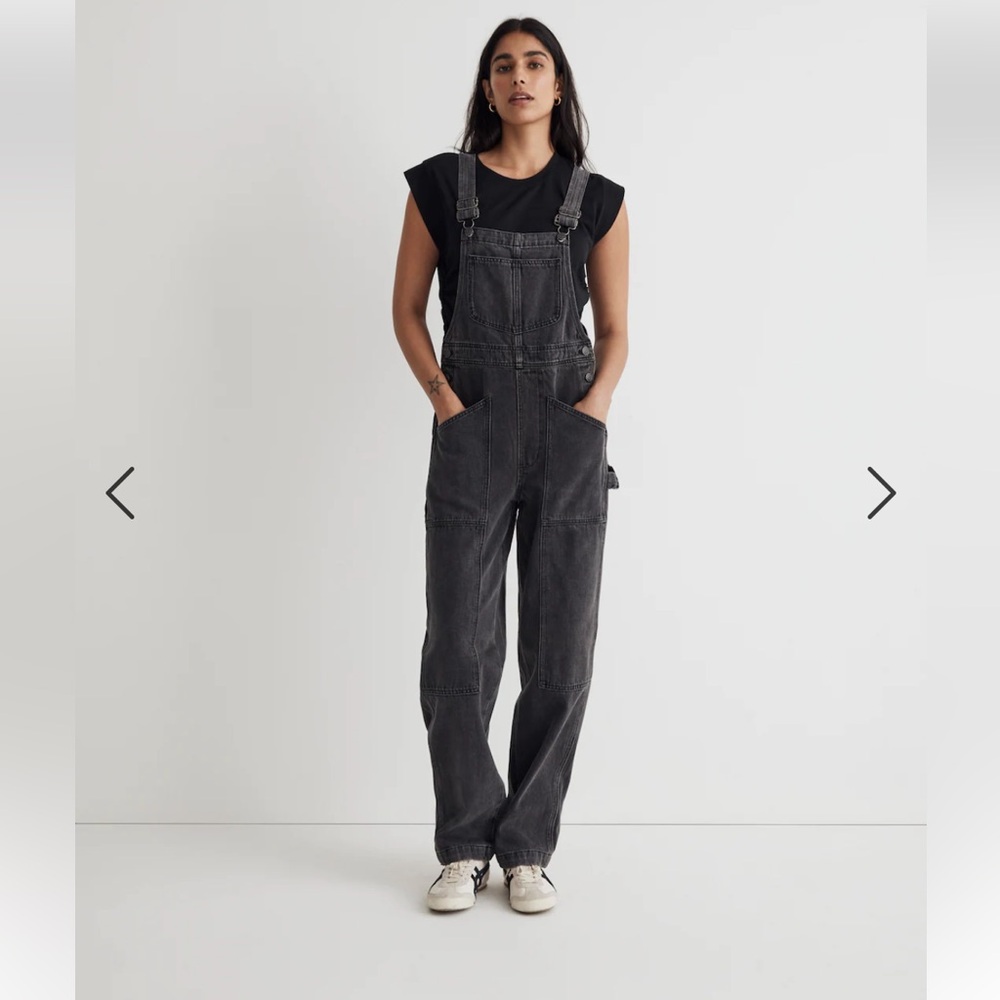 Madewell BNWT Denim Oversized Carpenter Overalls in
Hartwell Wash